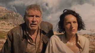 Harrison Ford and Phoebe Waller-Bridge in Indiana Jones and the Dial of Destiny