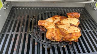 Roasted chicken on the Weber Spirit II E-310