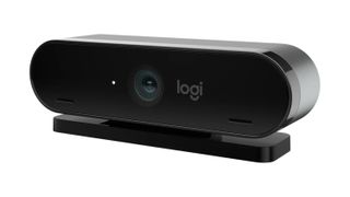 Logitech 4K Pro at an angle on a white background