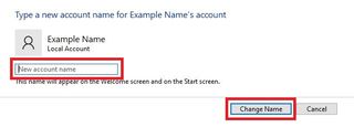 How to change your Windows username