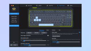 A screenshot of the MelGeek Hive companion software for the MelGeek CYBER01 keyboard