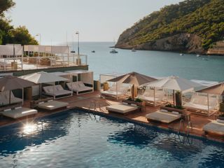 Hyde Ibiza exterior view of swimming pools