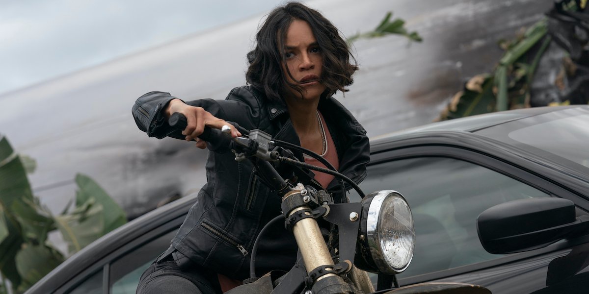 Michelle Rodriguez as in Fast &amp; Furious 9, F9