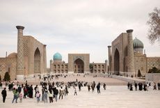 ragestan square in samarkand