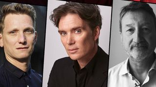 L-R: headshots of Tom Harper, Cillian Murphy and Steven Knight.