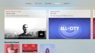 Radio on Apple TV