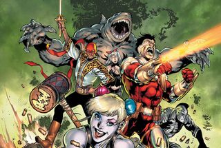 Suicide Squad Banner Comic