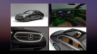 A collage of the Mercedes-Benz E-Class