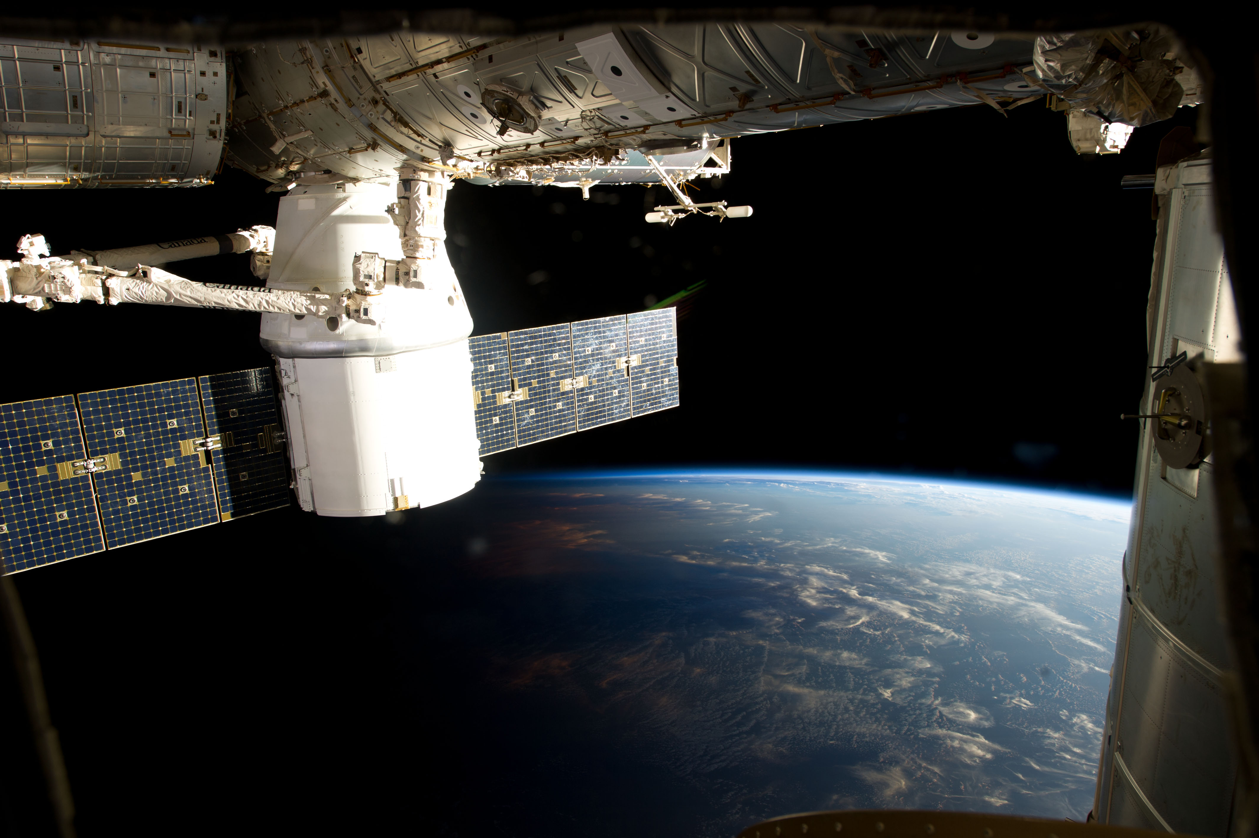 SpaceX Dragon and Space Station Meet