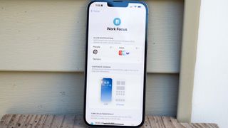 work focus mode ios 16