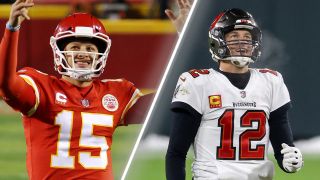 Super Bowl 2021 free VPN - Patrick Mahomes and Tom Brady