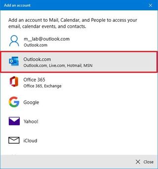 Calendar Services Connection Windows