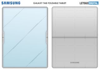 Samsung foldable tablet patent