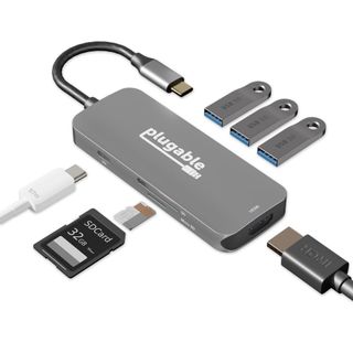 Plugable 7 In 1 Usb C Hub