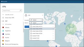 NordVPN P2P-servere