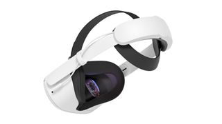 Oculus Quest 2 sett fra siden.