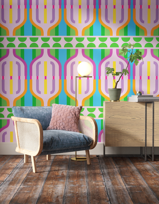 bright wallpaper by Lick and Yinka Ilori