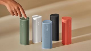 All five colours of Sonos Roam 2 range lined up
