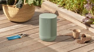 Sonos Move 2 in a garden setting