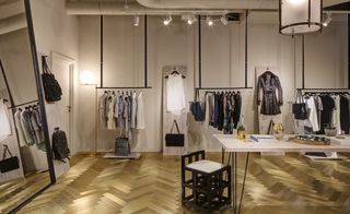 Womenswear area at Clerkenwell London.