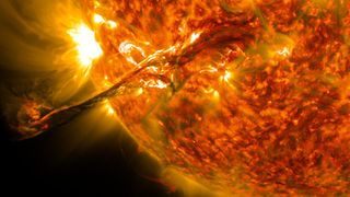 coronal mass ejection close up