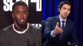 P. Diddy speaks at the BET Awards, while Joe Jonas appears on The Late Late Show with James Corden