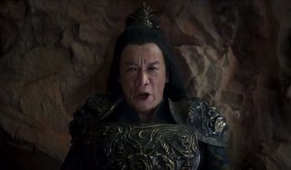 Mortal Kombat Shang Tsung gives the command to "Finish Them!"