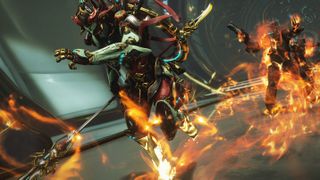 Official Warframe screenshot from its Steam page