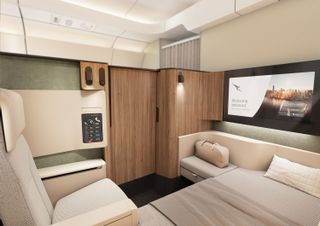 Qantas Airbus A350 cabin