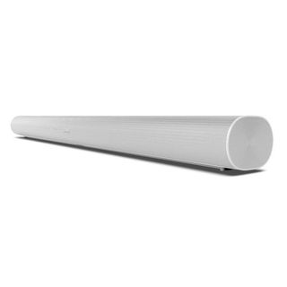 A white Sonos Arc soundbar on a white background.