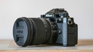 Nikon Z f sitting on table