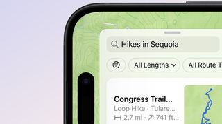 iOS 18 Maps trail maps