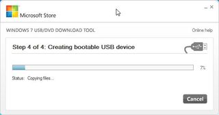 Creating bootable USB drive