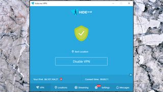 Hide.me Windows App Interface