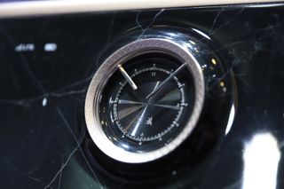 The dashboard clock in the Hongqi Golden Sunflower Concept