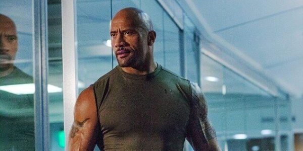 Dwayne Johnson as Luke Hobbs in Furious 7