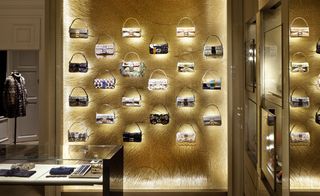 Fendi Boutique Via Montenapoleone Baguette Wall