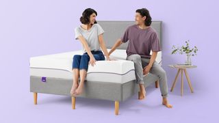 Purple Plus mattress couple