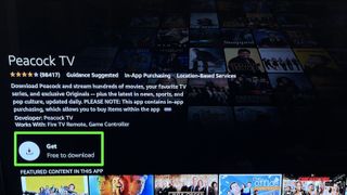 Fire TV app download process