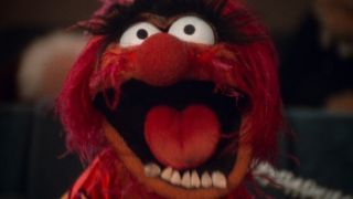 Animal telling people to go home at the end of The Muppet Movie