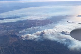 SoCal Wildfires from Space