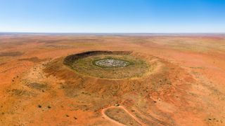 Wolfe Creek Crater is a prominent feature of the Australian landscape.