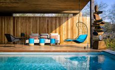 The swimming pool at Singita Sweni Lodge, Kruger National Park, South Africa