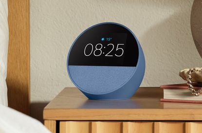 Amazon Echo Spot 2024, among our pick of radio alarm clocks