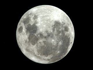 Astronaut Paolo Nespoli took this image of the moon on March 20, 2011, and wrote,