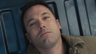 Ben Affleck contemplating the sky in 'The Accountant."