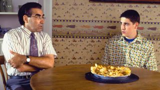 Eugene Levy and Jason Biggs in American Pie