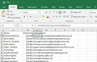 Use VLOOKUP to Combine Data from Different Sheets