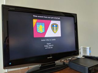 Waiting for Aston Villa vs Leeds on ESPN Plus