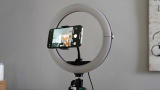 best ring lights for phones: Raya Bendie-Brite Folding USB Bi-Color LED Ring Light